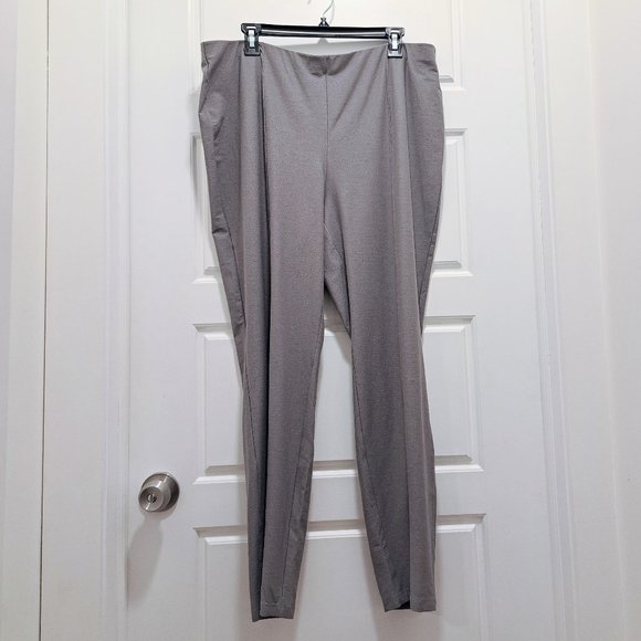 Eileen Fisher Stretch Crepe Pintuck Ankle Pant Size XL New with Tag